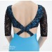 Lace 2/4 Sleeve Leotard