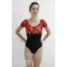 Lace short Sleeve Leotard